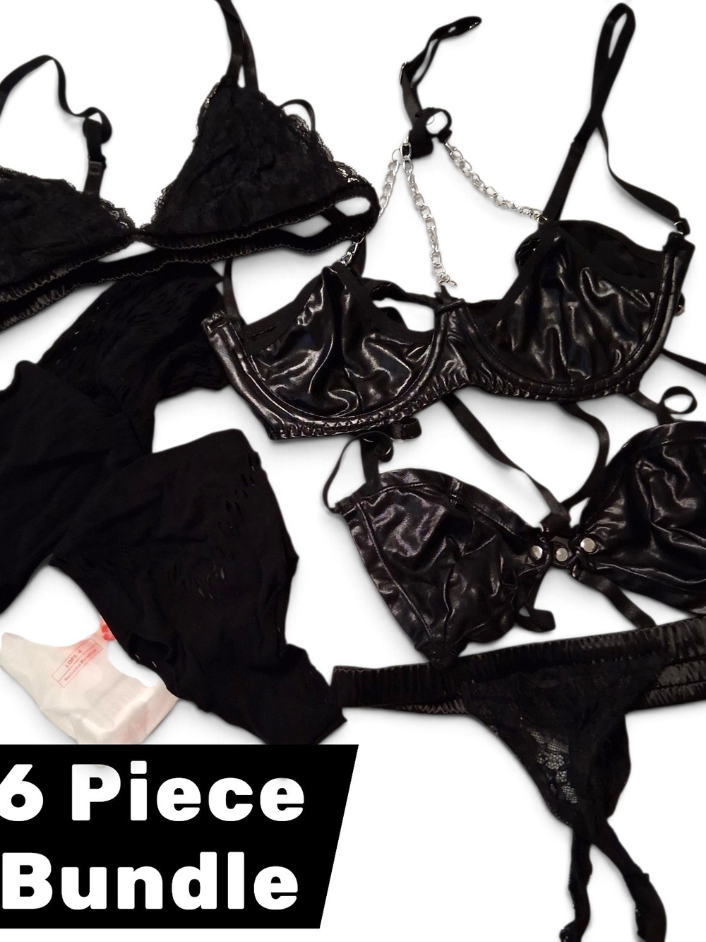 Black Women’s Intimates Bundle - 6 Piece Set